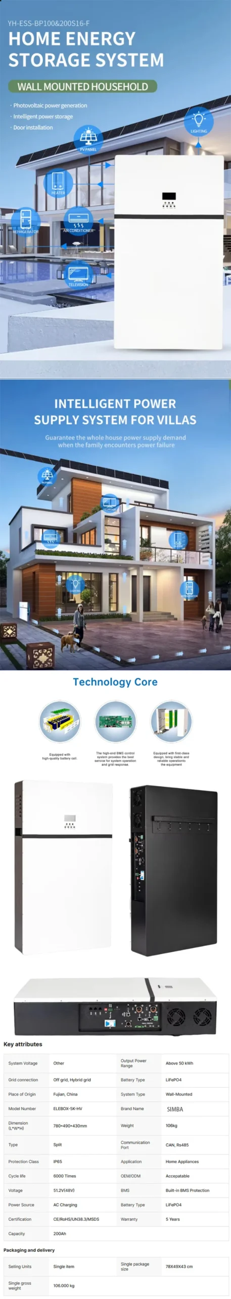 All in One solar Inverter and Lithium Battery